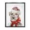 Stupell Industries Have a Fetching Christmas Dog Framed Floater Canvas Wall Art